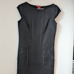 Wool ABS mini dress with pockets